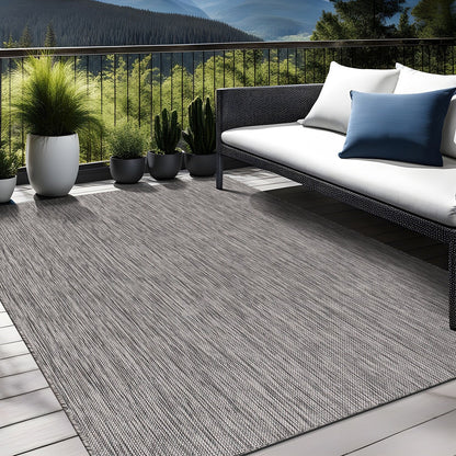 Tapis Aloha lavable uni pour intérieur/extérieur, terrasse, salon