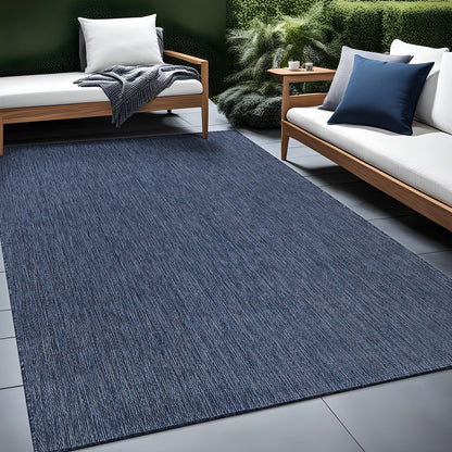 Tapis Aloha lavable uni pour intérieur/extérieur, terrasse, salon