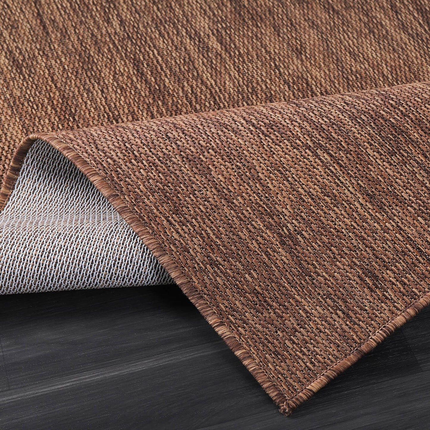 Tapis Aloha lavable uni pour intérieur/extérieur, terrasse, salon