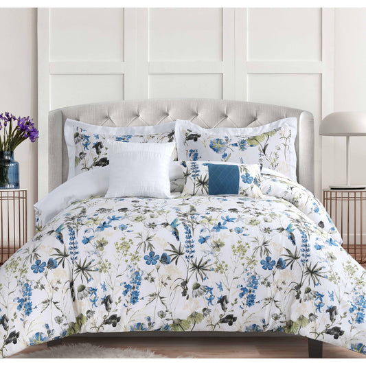 Parure de lit surdimensionnée Amalfi 5 pièces en coton 300 fils