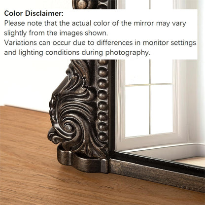 Miroir mural en arc, miroirs d'appoint baroques - 36×23