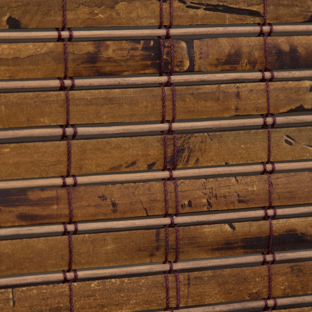 Stores Arlo sans fil en bambou Java profond avec relevage, hauteur de 60 pouces