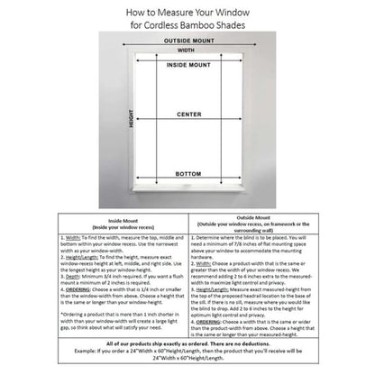 Stores Arlo en bambou blanchi à la chaux, hauteur 74 pouces