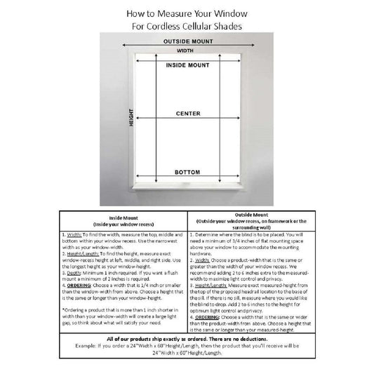 Stores cellulaires occultants sans cordon Arlo Blinds blancs