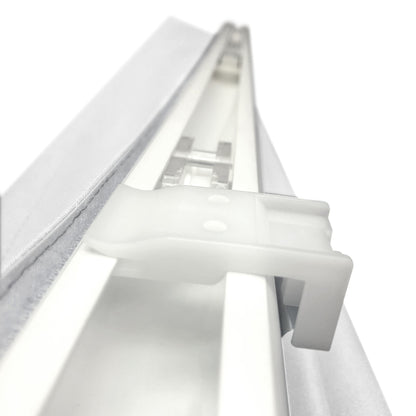 Stores romains Arlo blancs occultants sans fil en tissu