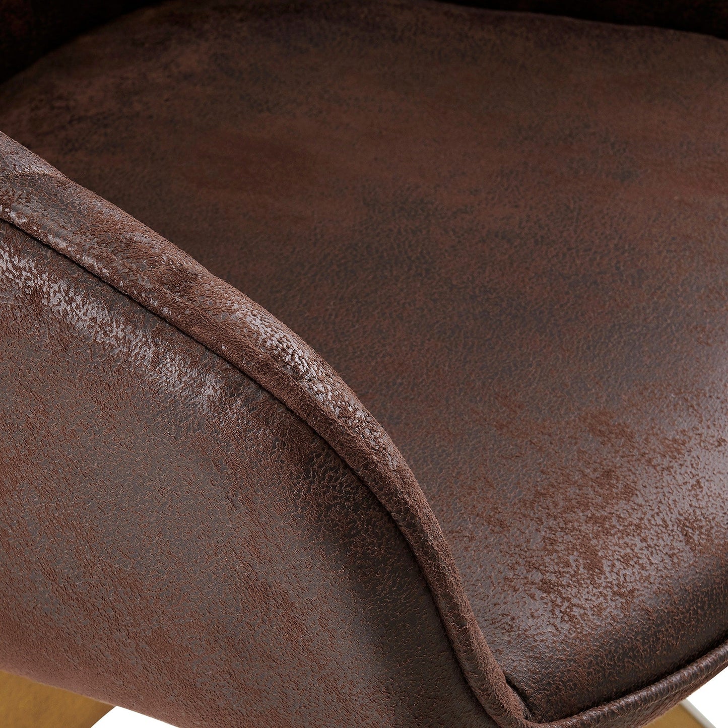 Fauteuil d'appoint pivotant Art Leon moderne avec pieds en bois