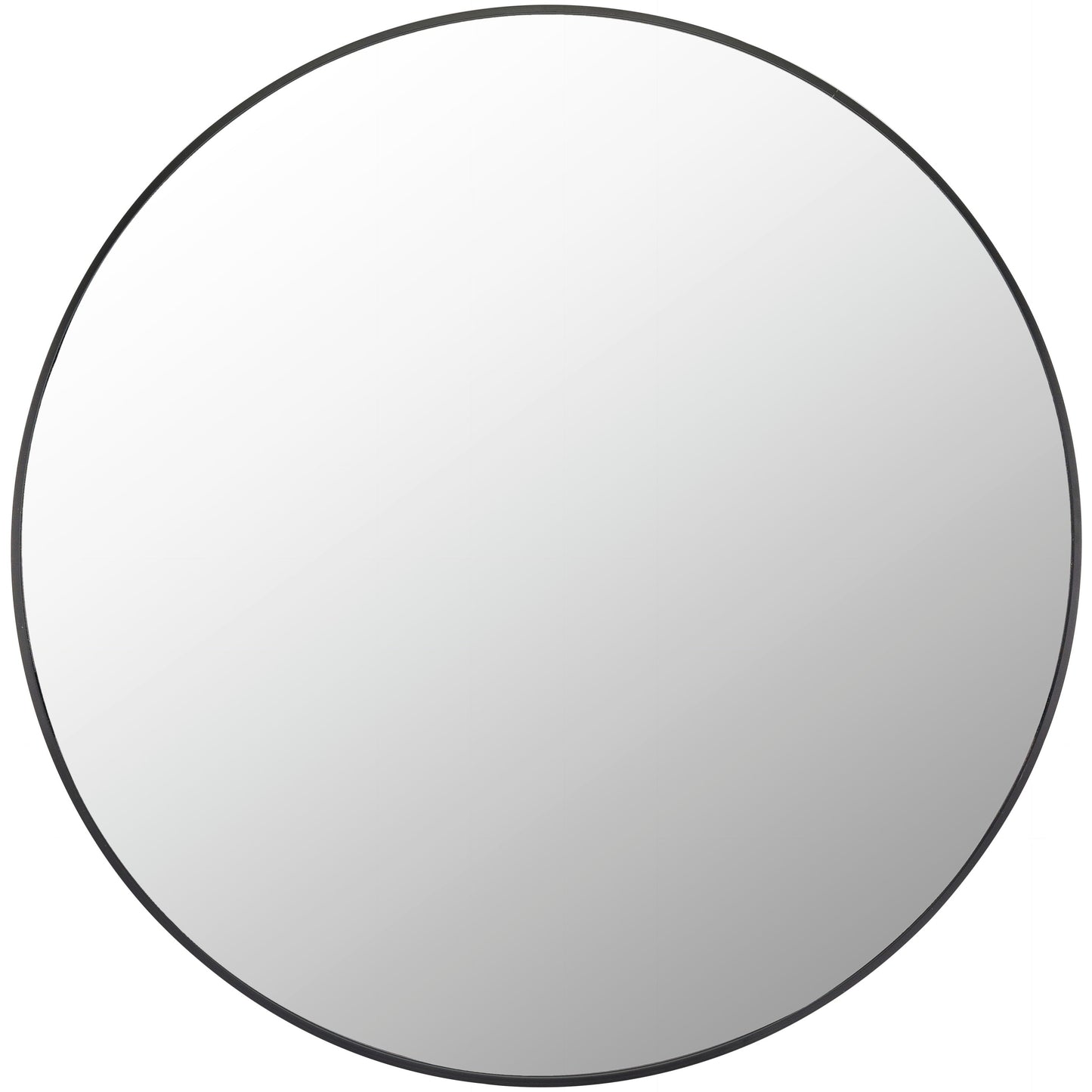 Miroir d'appoint rond moderne en aluminium Livabliss Aranya