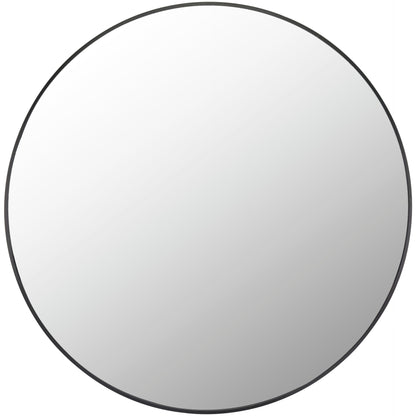 Miroir d'appoint rond moderne en aluminium Livabliss Aranya