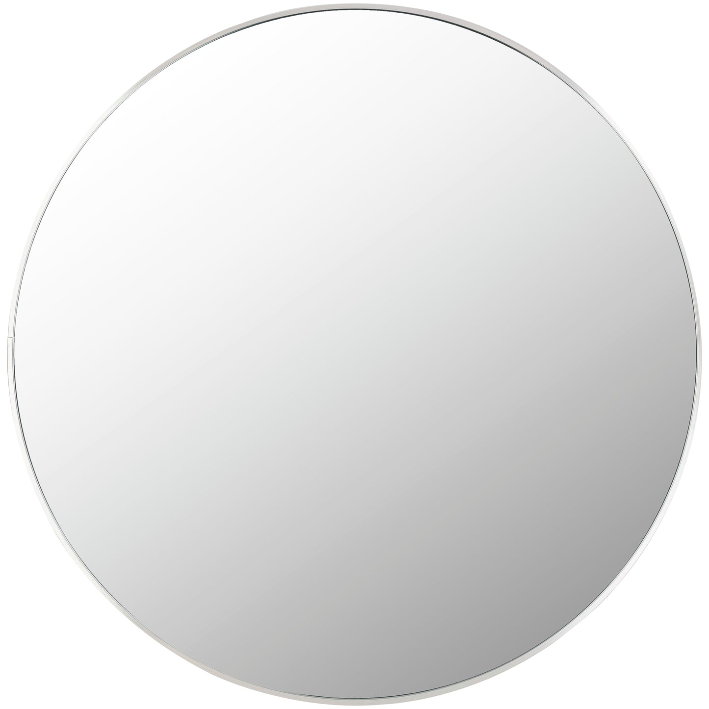 Miroir d'appoint rond moderne en aluminium Livabliss Aranya