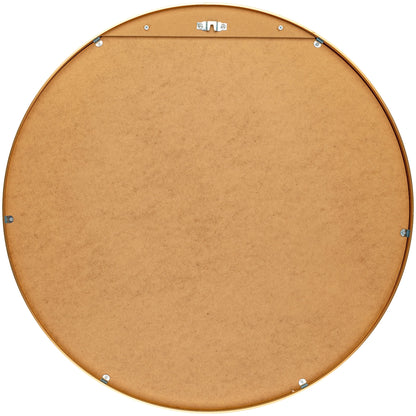 Miroir d'appoint rond moderne en aluminium Livabliss Aranya