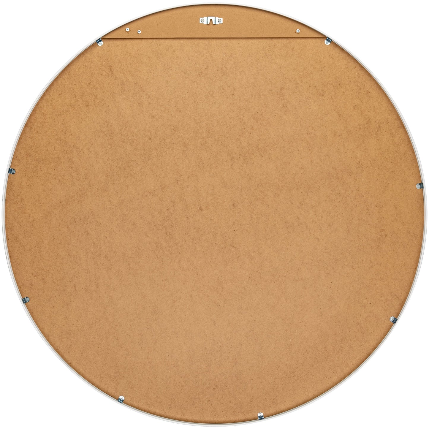 Miroir d'appoint rond moderne en aluminium Livabliss Aranya