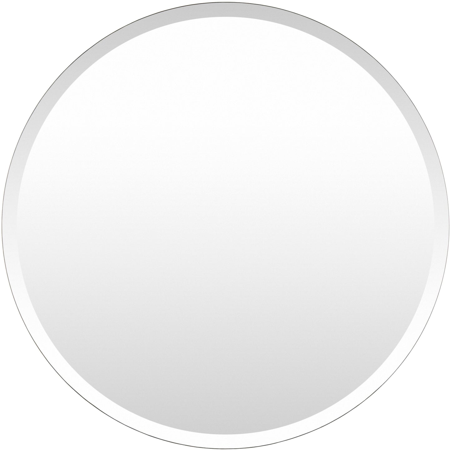 Miroir rond biseauté moderne Mei d'Artistic Weavers