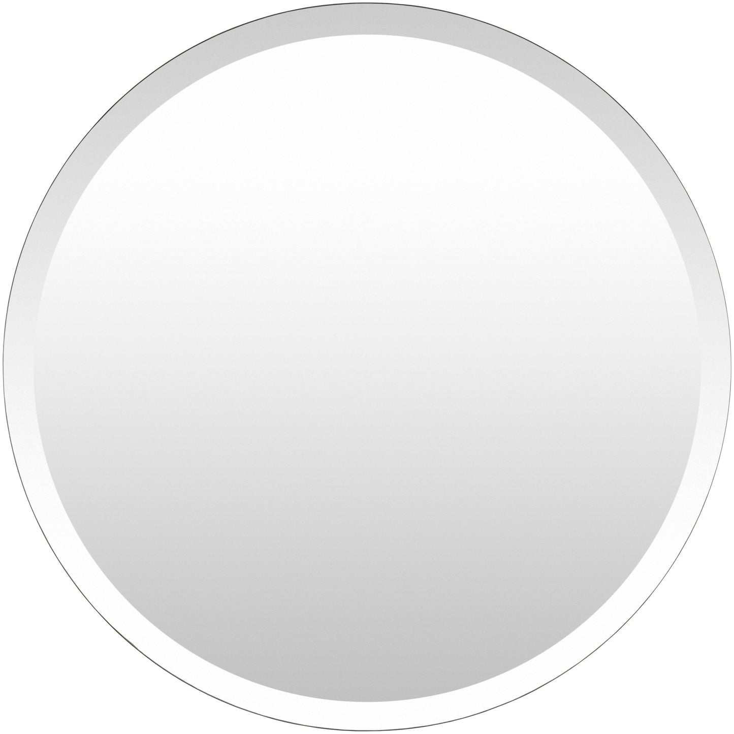 Miroir rond biseauté moderne Mei d'Artistic Weavers