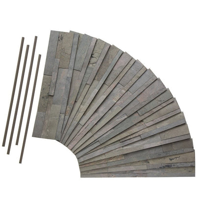 Carrelage de crédence de cuisine en pierre adhésive Aspect, à décoller et à coller