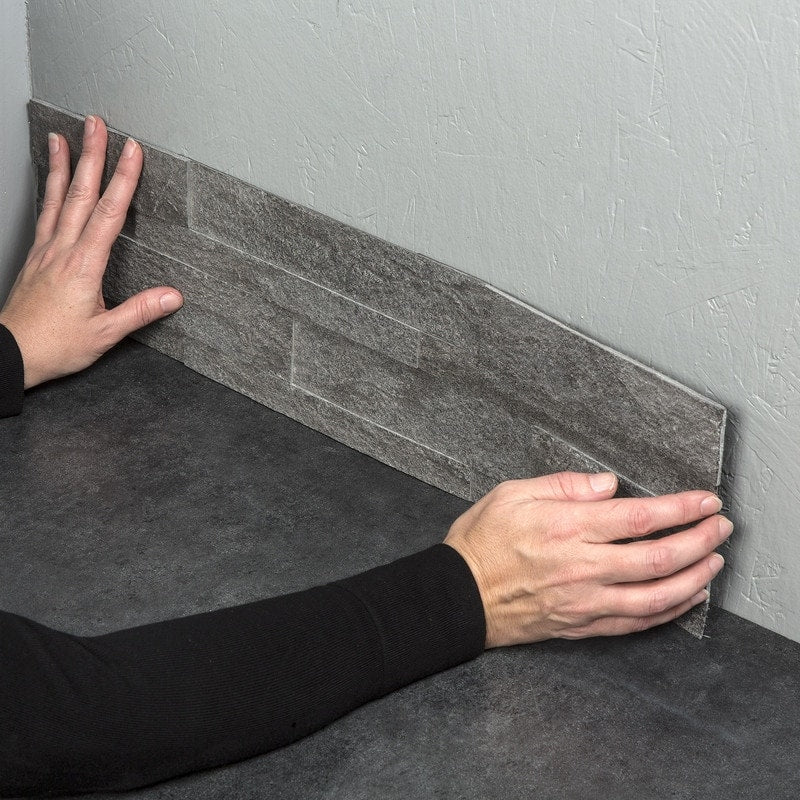 Carrelage de crédence de cuisine en pierre adhésive Aspect, à décoller et à coller