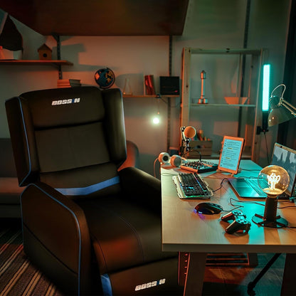 Canapé inclinable ergonomique en cuir PU BOSSIN pour salon