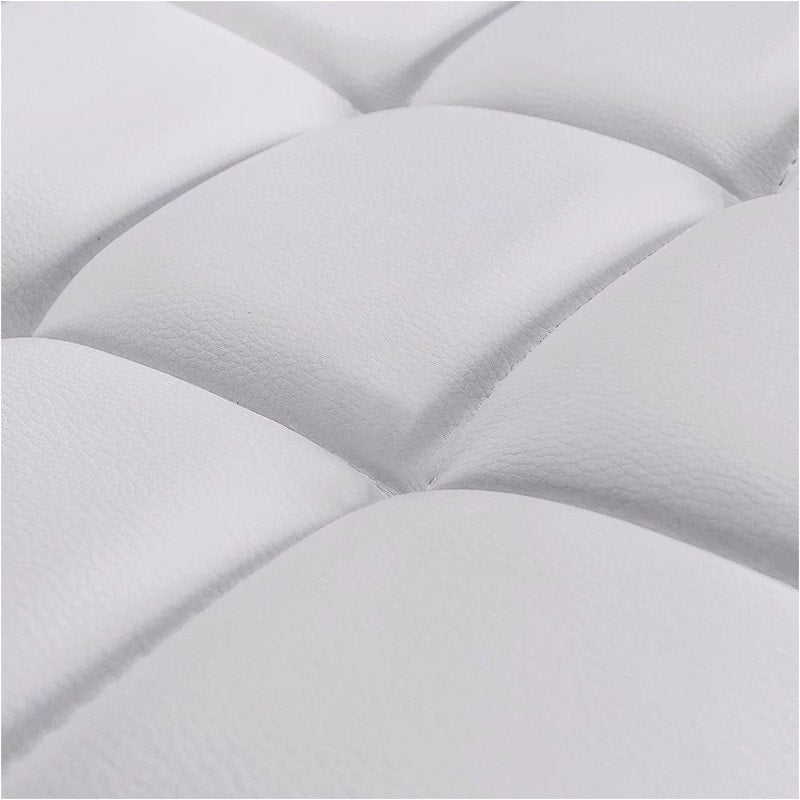 Lot de 2 tabourets de bar réglables et pivotants en cuir PU