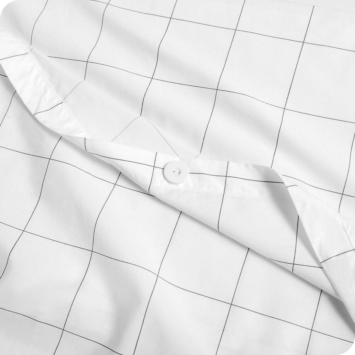 Parure de lit en percale de coton biologique Bare Home