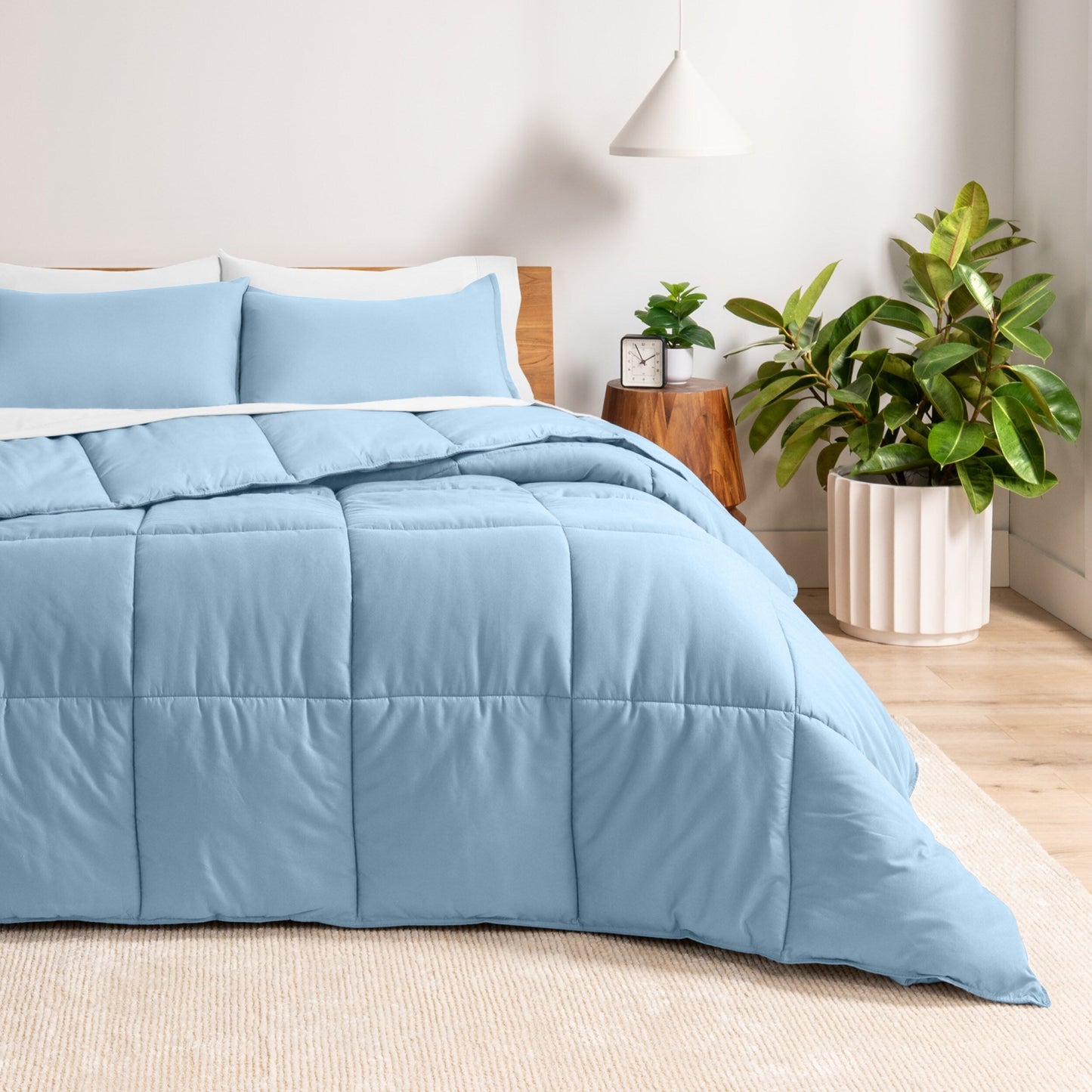 Ensemble de couette hypoallergénique Bare Home en duvet synthétique