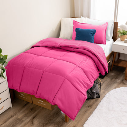Ensemble de couette hypoallergénique Bare Home en duvet synthétique