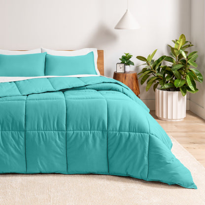 Ensemble de couette hypoallergénique Bare Home en duvet synthétique