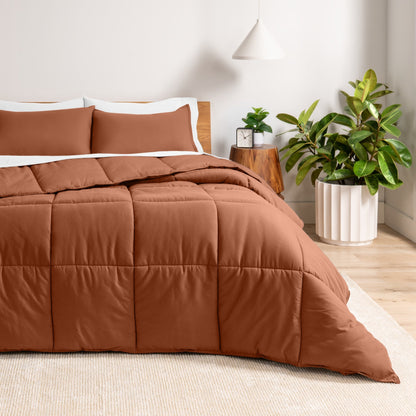 Ensemble de couette hypoallergénique Bare Home en duvet synthétique