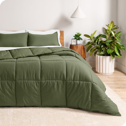 Ensemble de couette hypoallergénique Bare Home en duvet synthétique