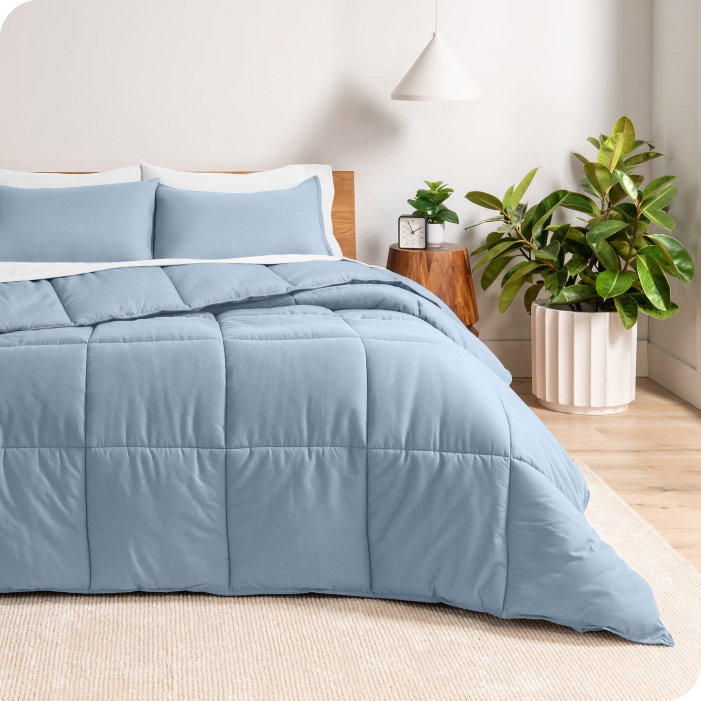 Ensemble de couette hypoallergénique Bare Home en duvet synthétique