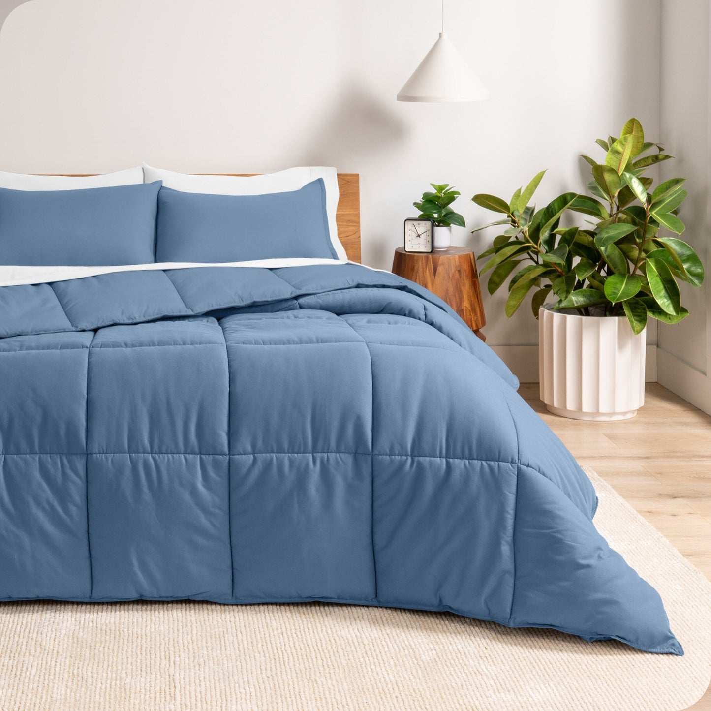 Ensemble de couette hypoallergénique Bare Home en duvet synthétique