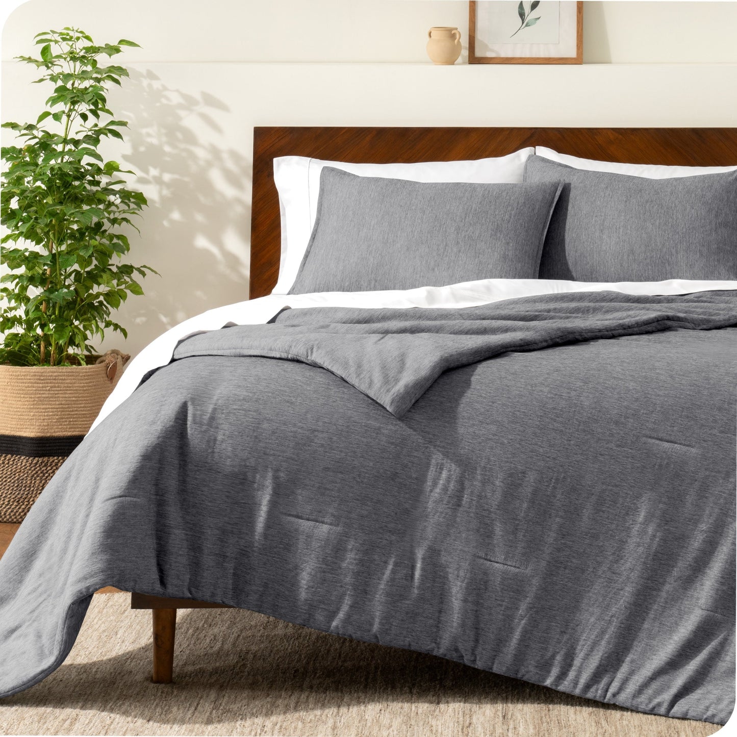 Ensemble de couette hypoallergénique Bare Home en duvet synthétique