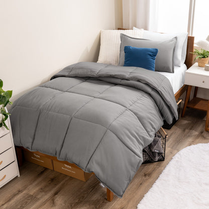 Ensemble de couette hypoallergénique Bare Home en duvet synthétique