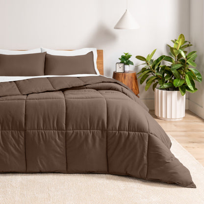 Ensemble de couette hypoallergénique Bare Home en duvet synthétique