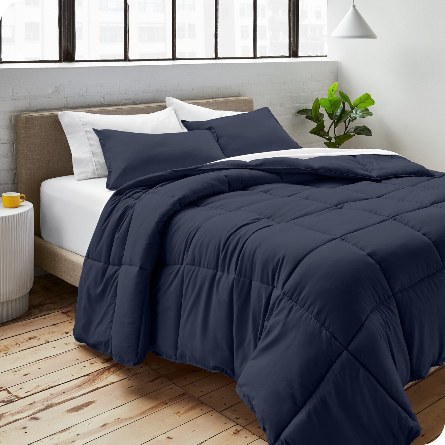 Ensemble de couette hypoallergénique Bare Home en duvet synthétique