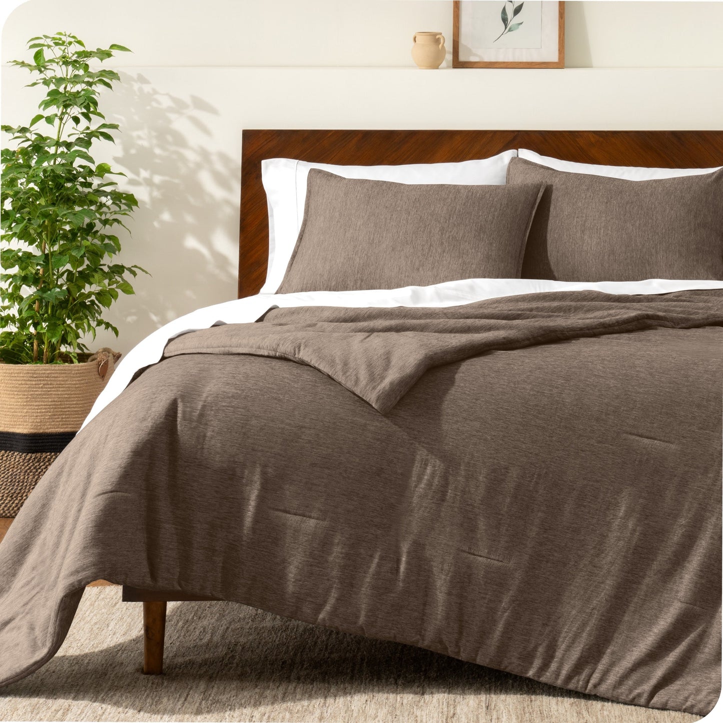 Ensemble de couette hypoallergénique Bare Home en duvet synthétique