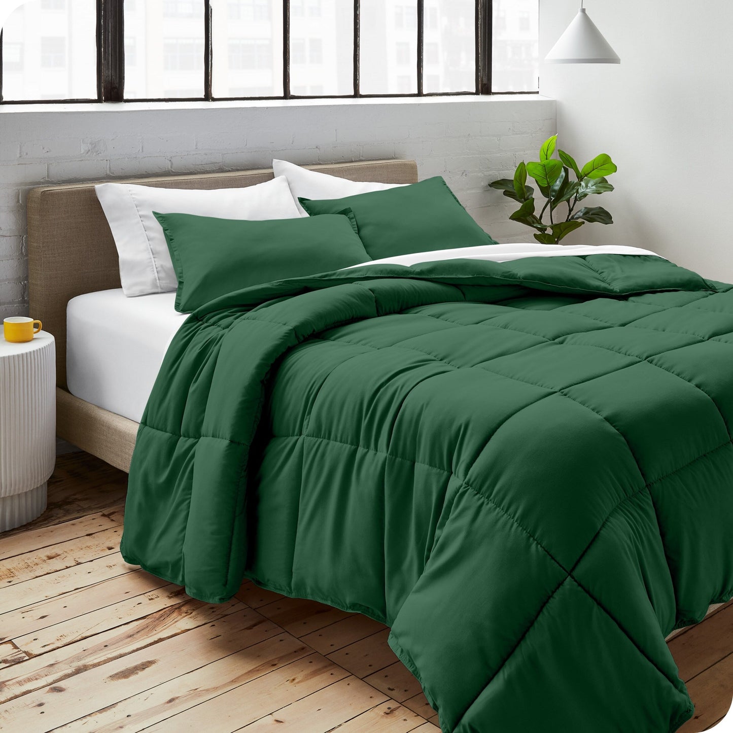 Ensemble de couette hypoallergénique Bare Home en duvet synthétique