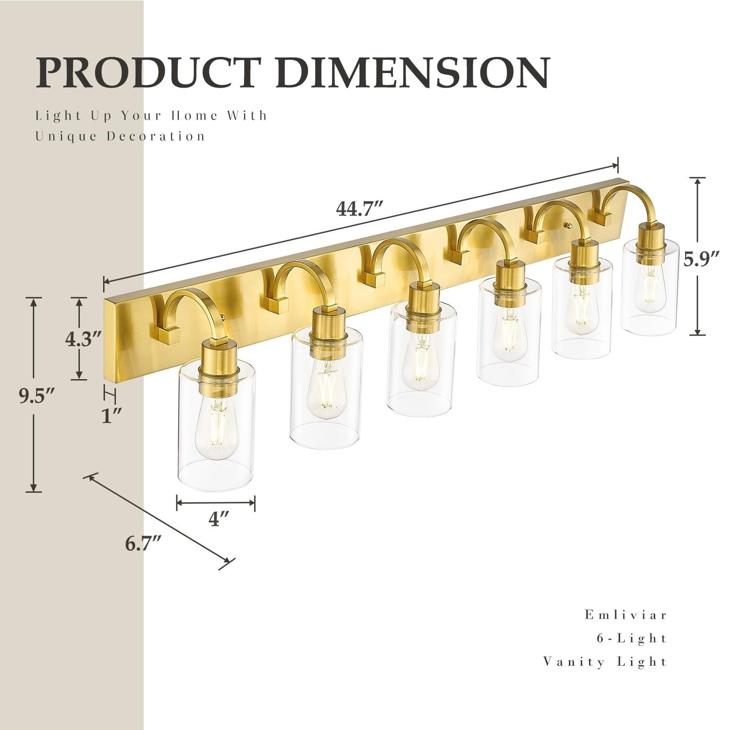 Luminaires de salle de bain - Applique murale style ferme