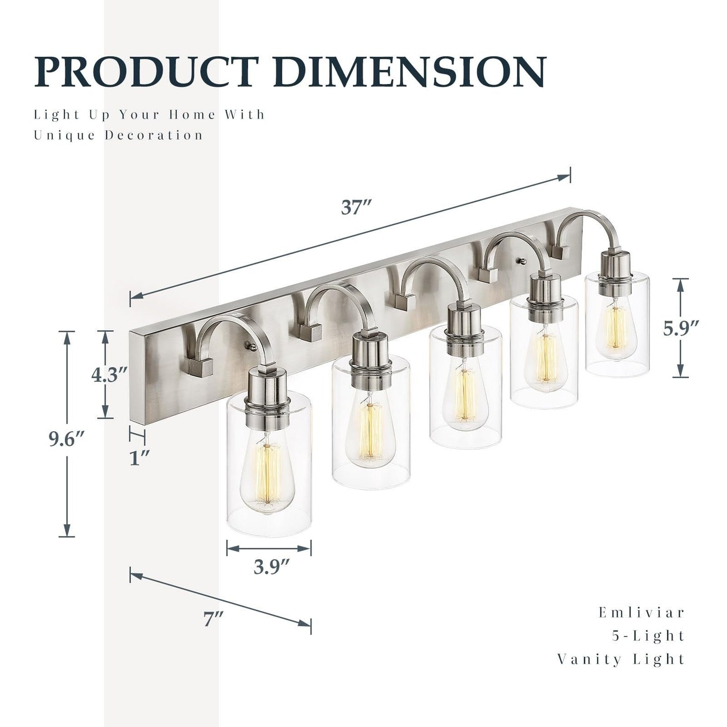 Luminaires de salle de bain - Applique murale style ferme