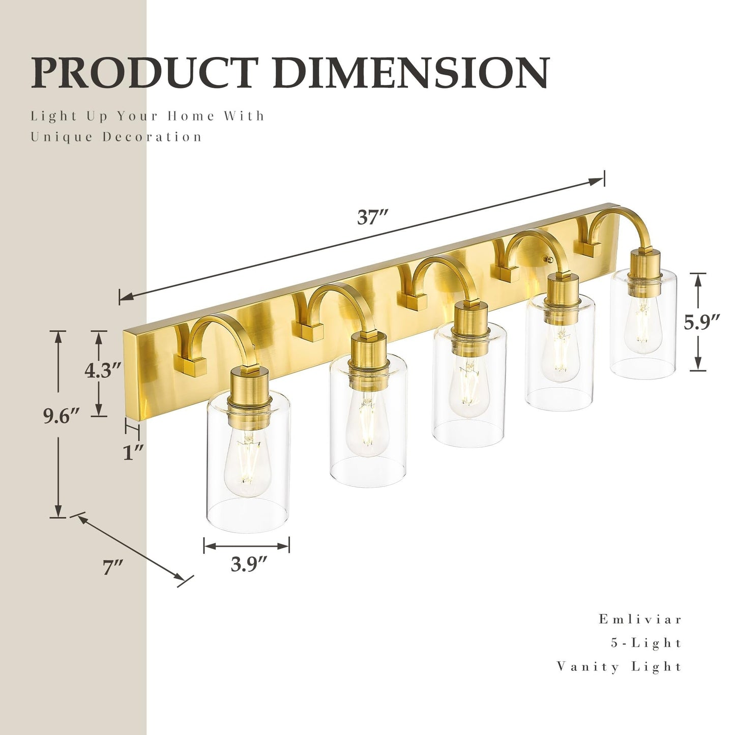 Luminaires de salle de bain - Applique murale style ferme