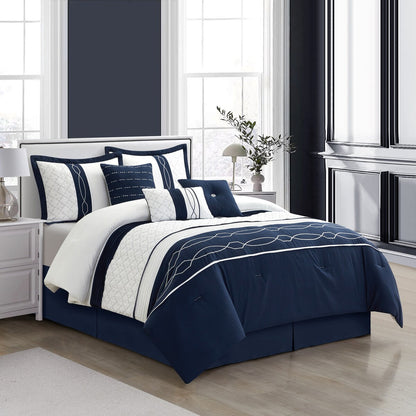 Ensemble de couette géométrique moderne Bellerose 7 pièces