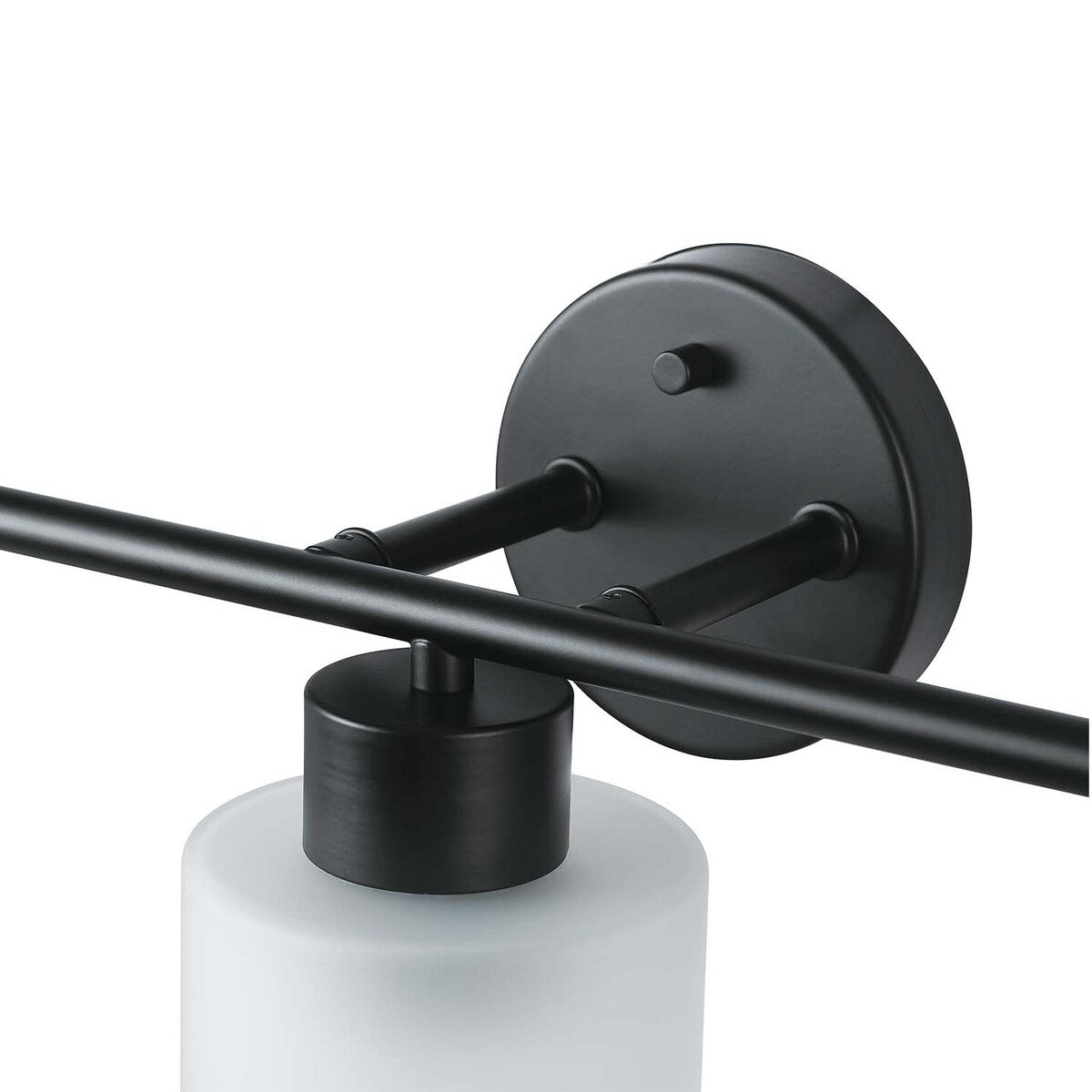 Luminaire de salle de bain Bellevue Lydia à 3 lampes, 23 pouces, avec verre givré