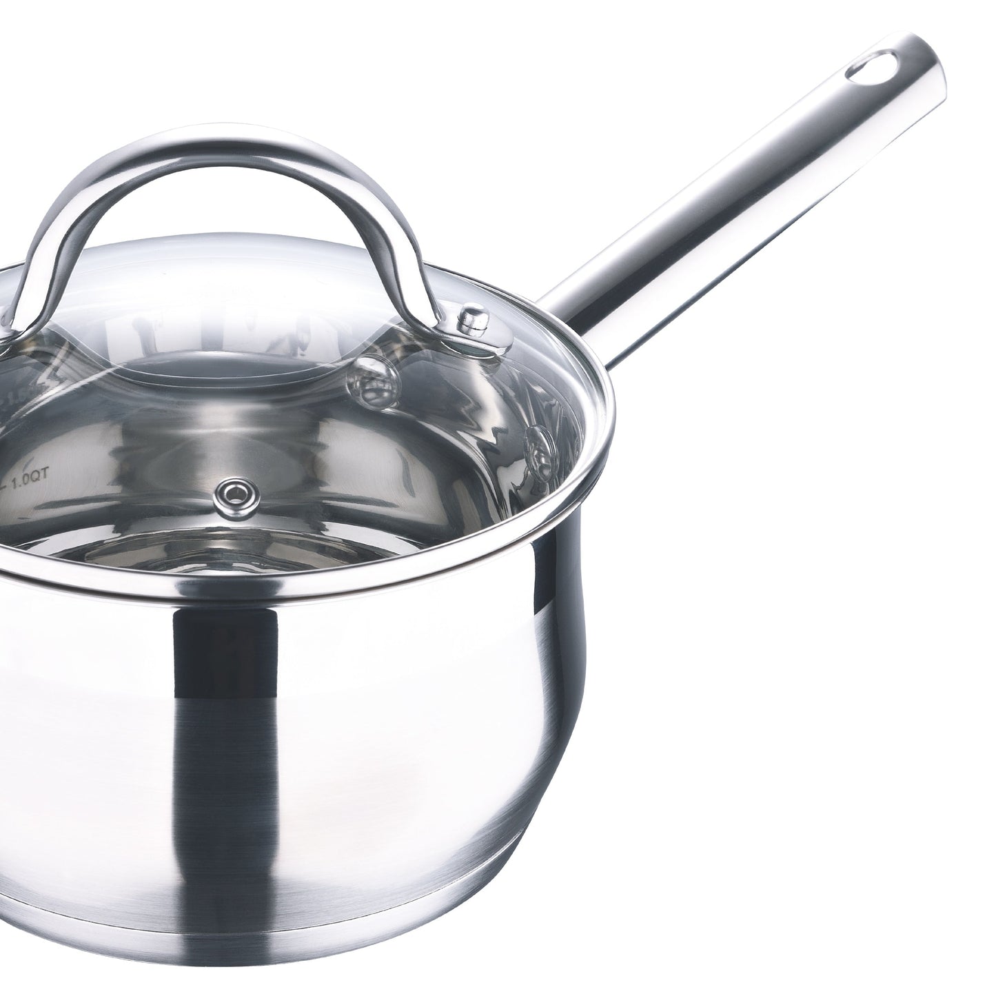 Ensemble de 12 casseroles Bergner en acier inoxydable, compatibles lave-vaisselle et induction