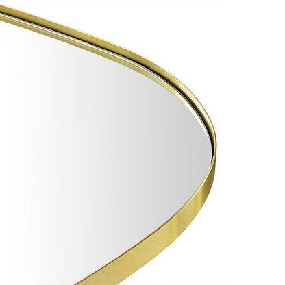 Miroir mural TEHOME Bertlinde de forme irrégulière pour salon