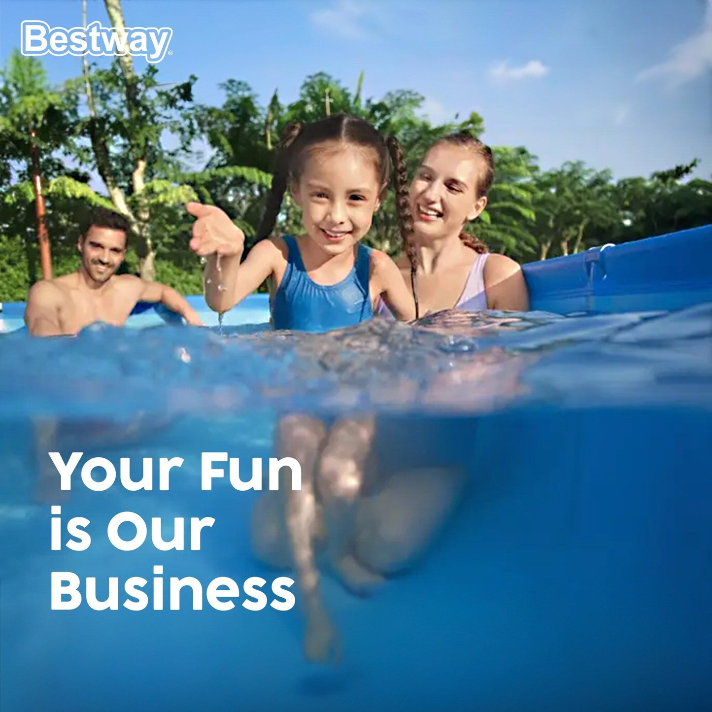 Piscine hors sol ronde Bestway Steel Pro MAX avec pompe et bâche