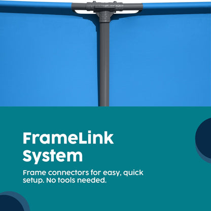 Piscine hors sol ronde Bestway Steel Pro MAX avec pompe et bâche