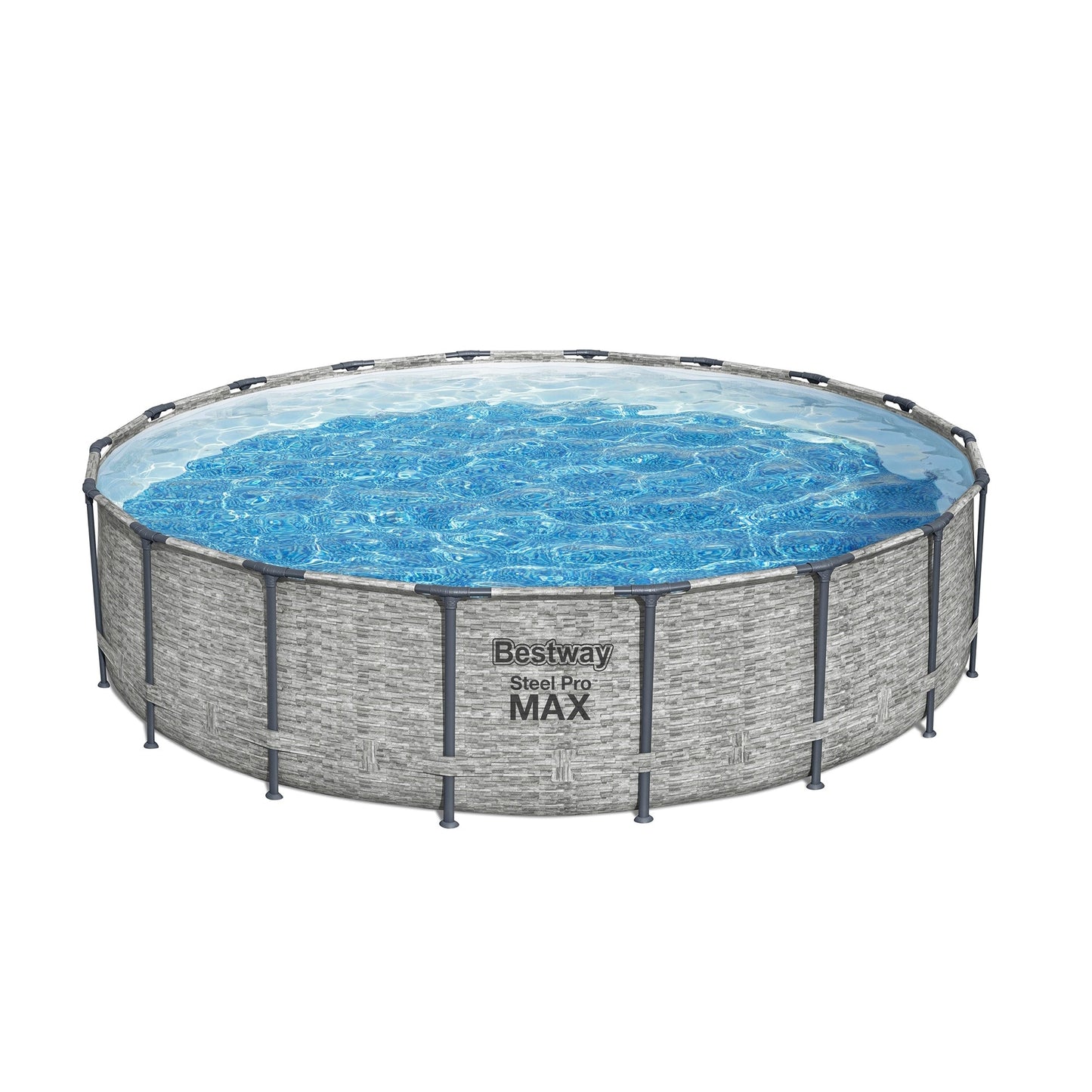 Piscine hors sol ronde Bestway Steel Pro MAX avec pompe et bâche