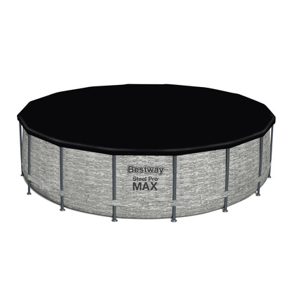 Piscine hors sol ronde Bestway Steel Pro MAX avec pompe et bâche