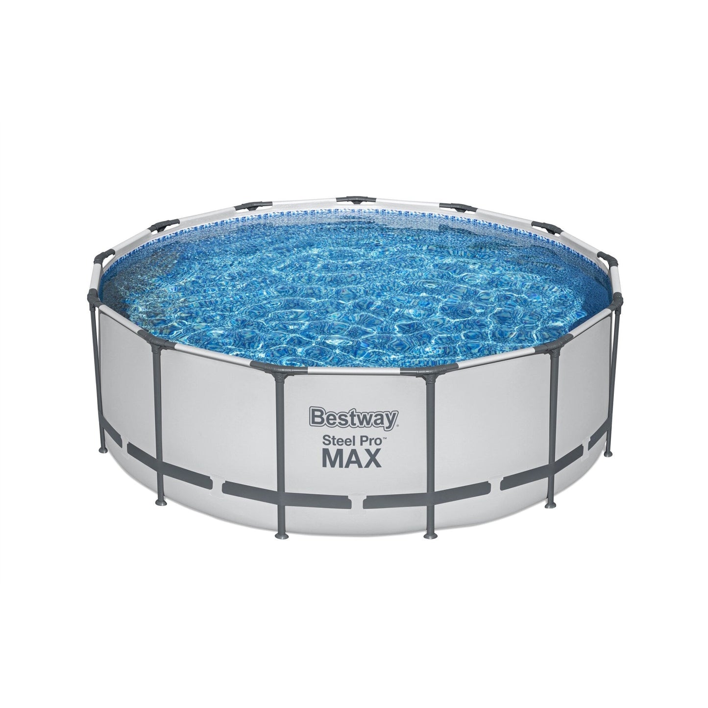 Piscine hors sol ronde Bestway Steel Pro MAX avec pompe et bâche