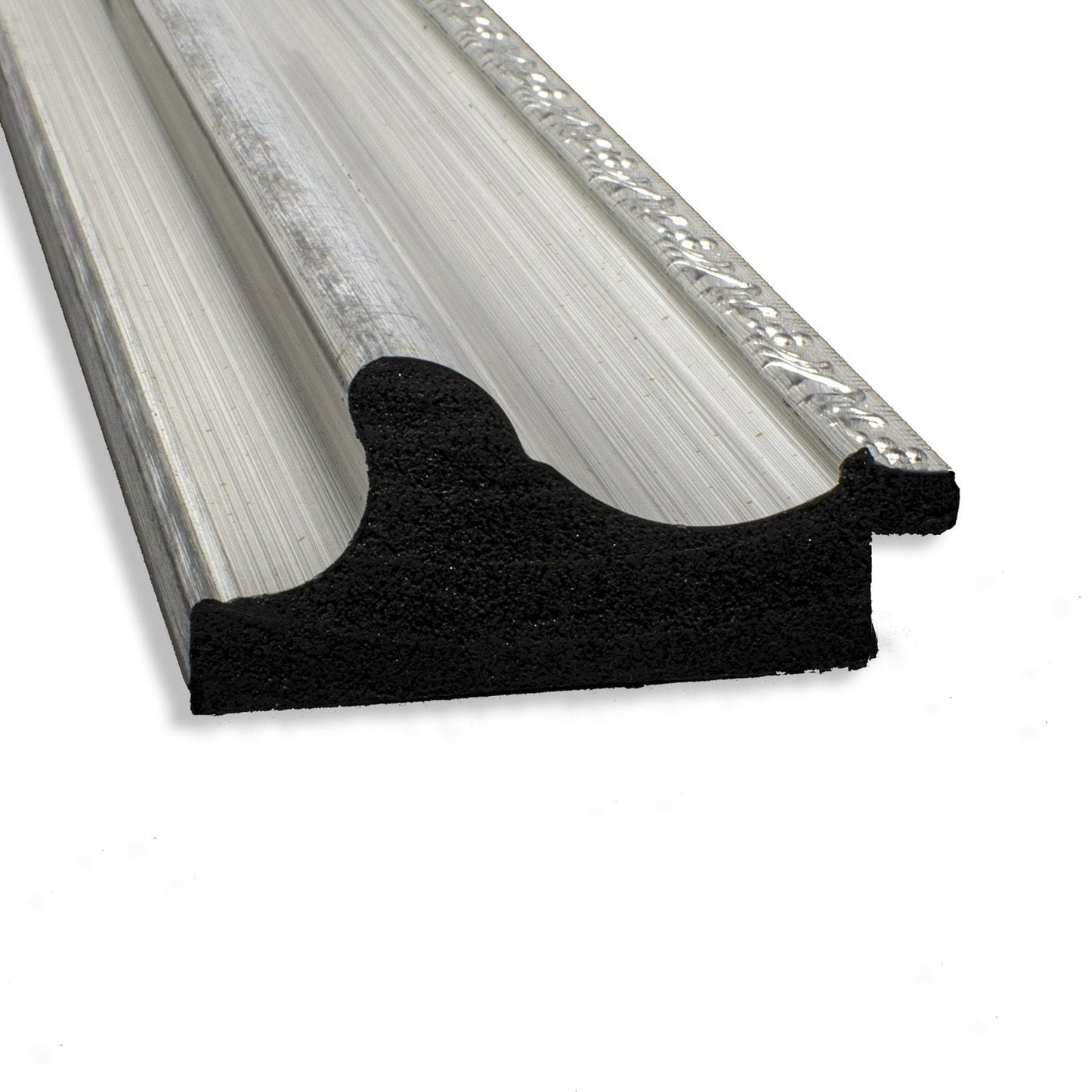 Miroir mural biseauté pour salle de bain - Cadre argenté Parlor