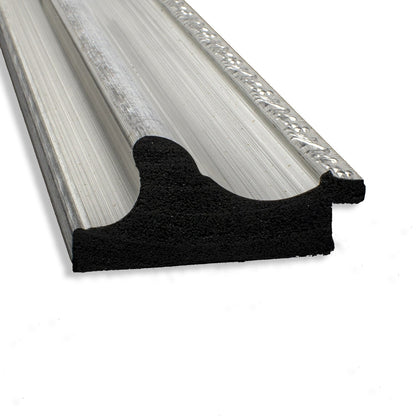 Miroir mural biseauté pour salle de bain - Cadre argenté Parlor