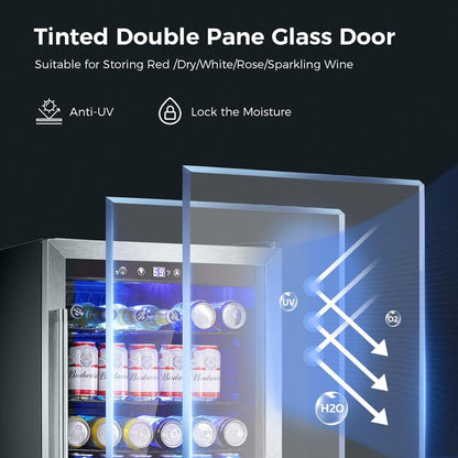 Réfrigérateur à boissons - Mini réfrigérateur 145 canettes